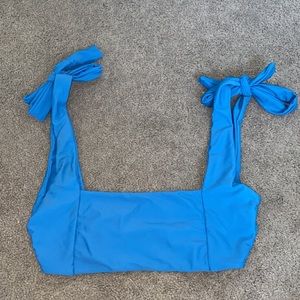 Tularosa blue bikini top